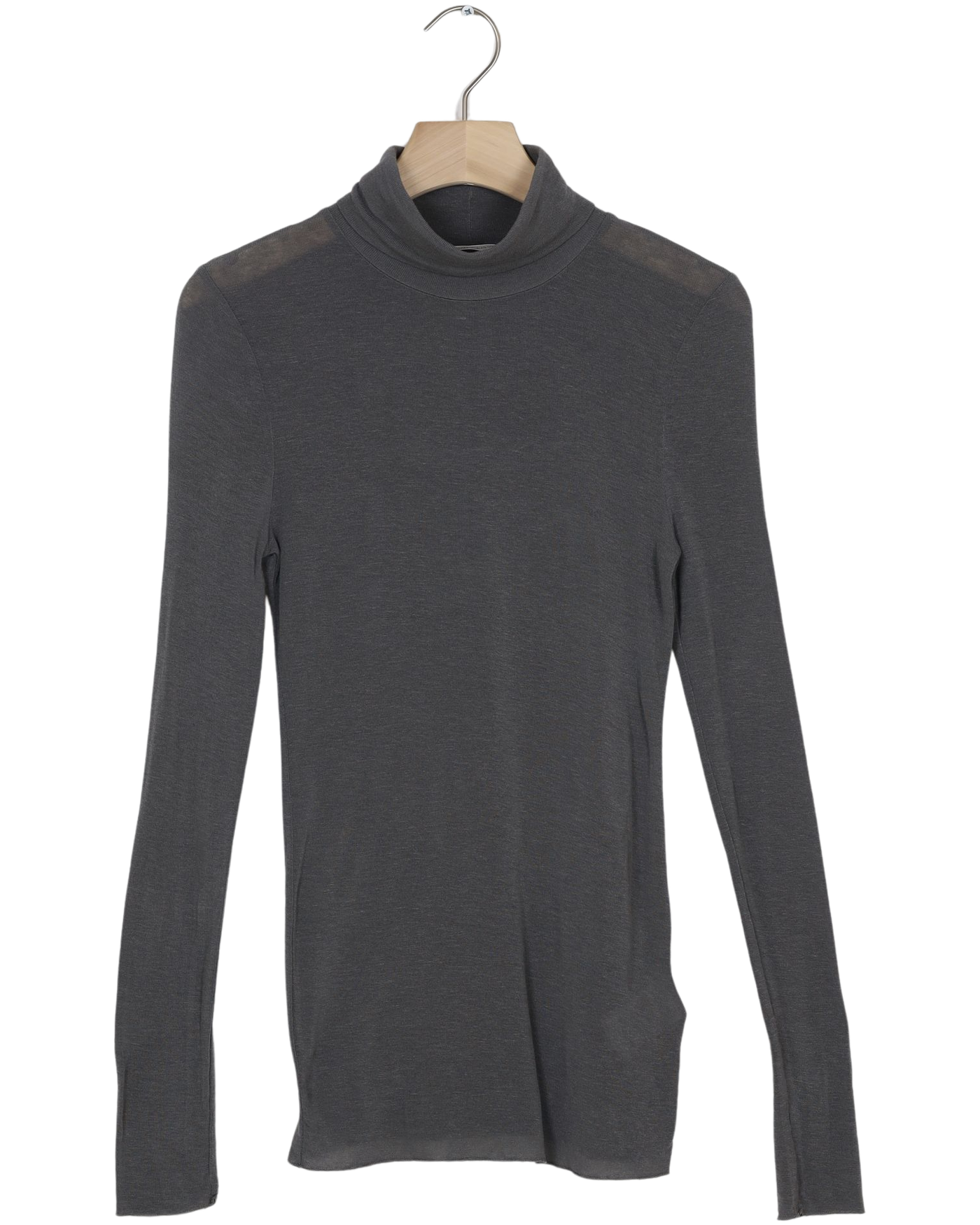 Secondhand Anna Wool Turtleneck - Dark Gull Grey