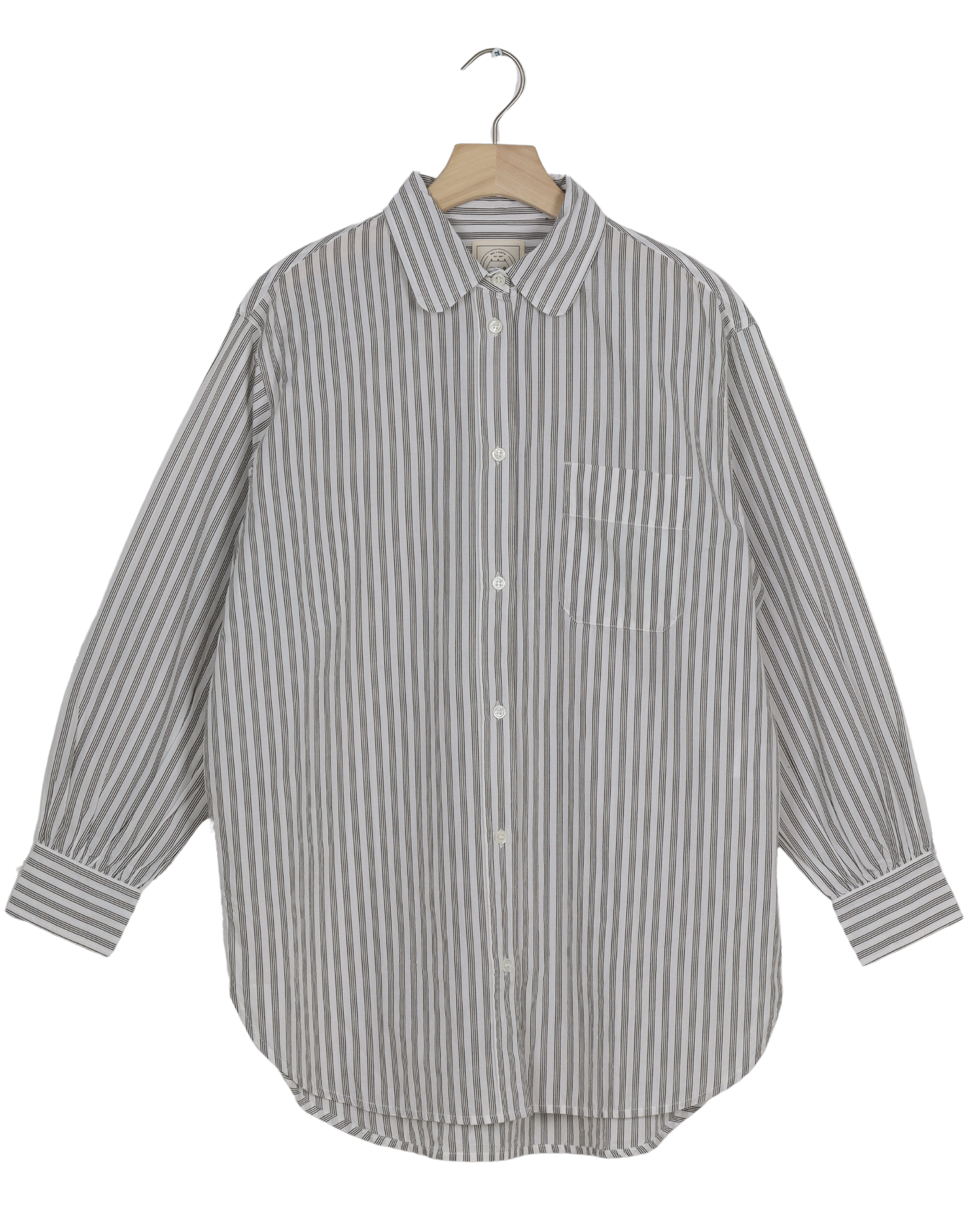 Secondhand ROSA Shirt yarn dyed shirt - White/ Kangaroo