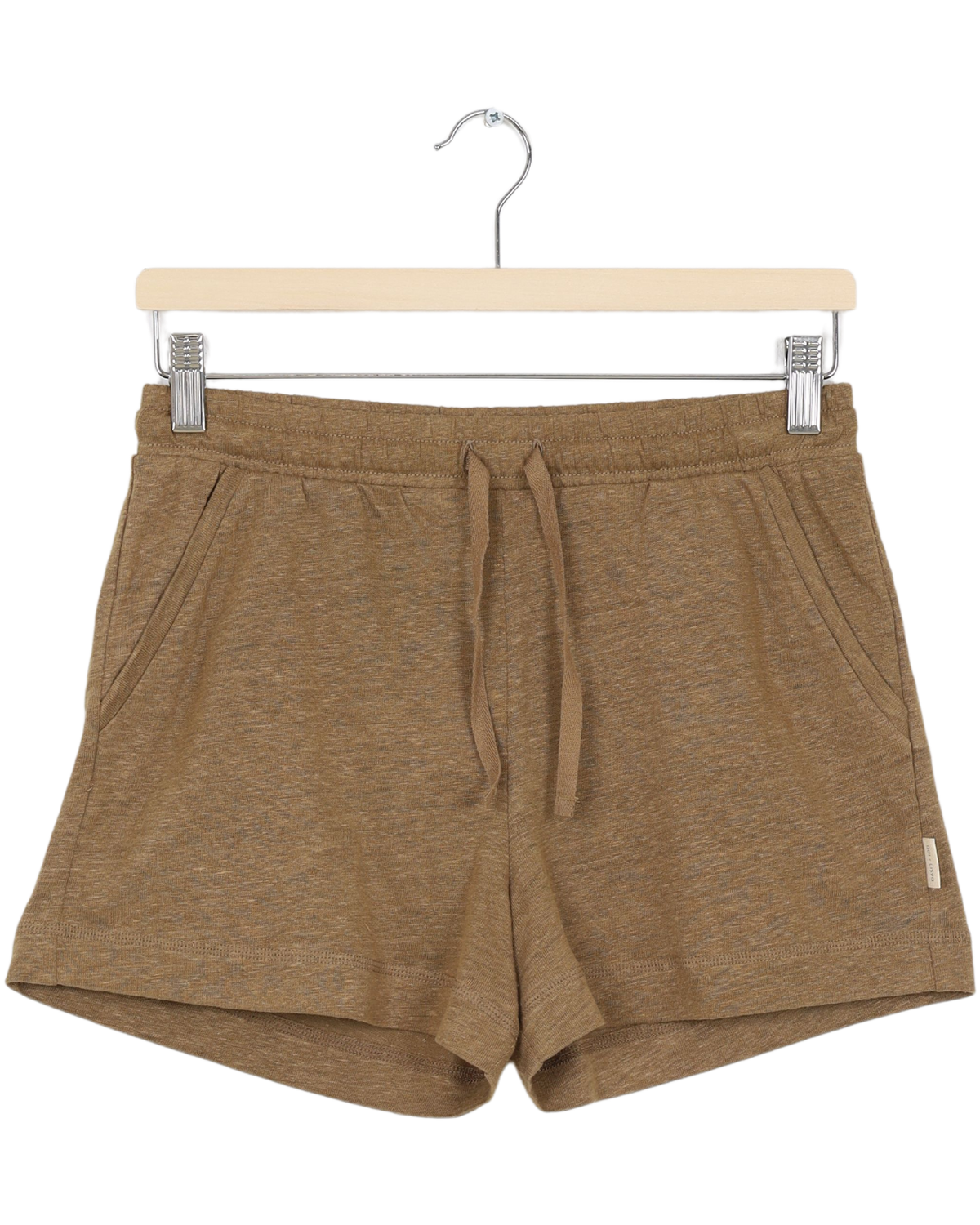 Secondhand Mimi Leinen Shorts - Shitake