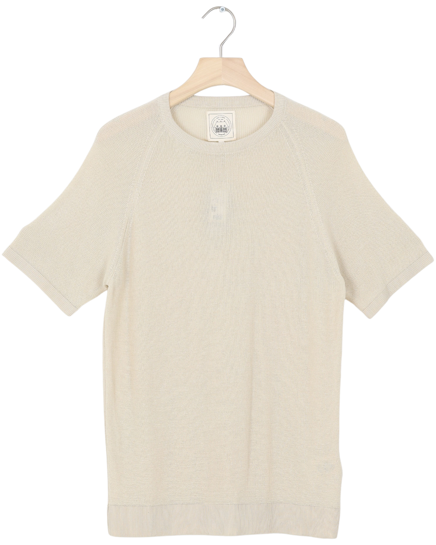 Secondhand Karen Knit Tee GOTS 243975 - Ecru