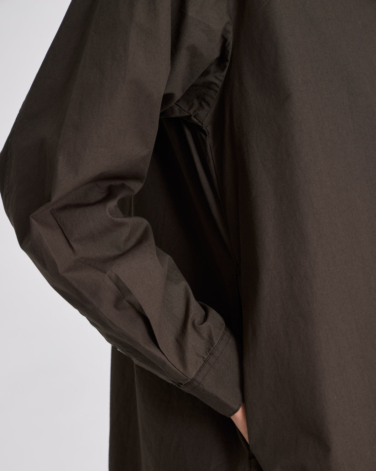 GAI+LISVA Alba Poplin Shirt Dress Dresses & Skirts 651 Black Olive