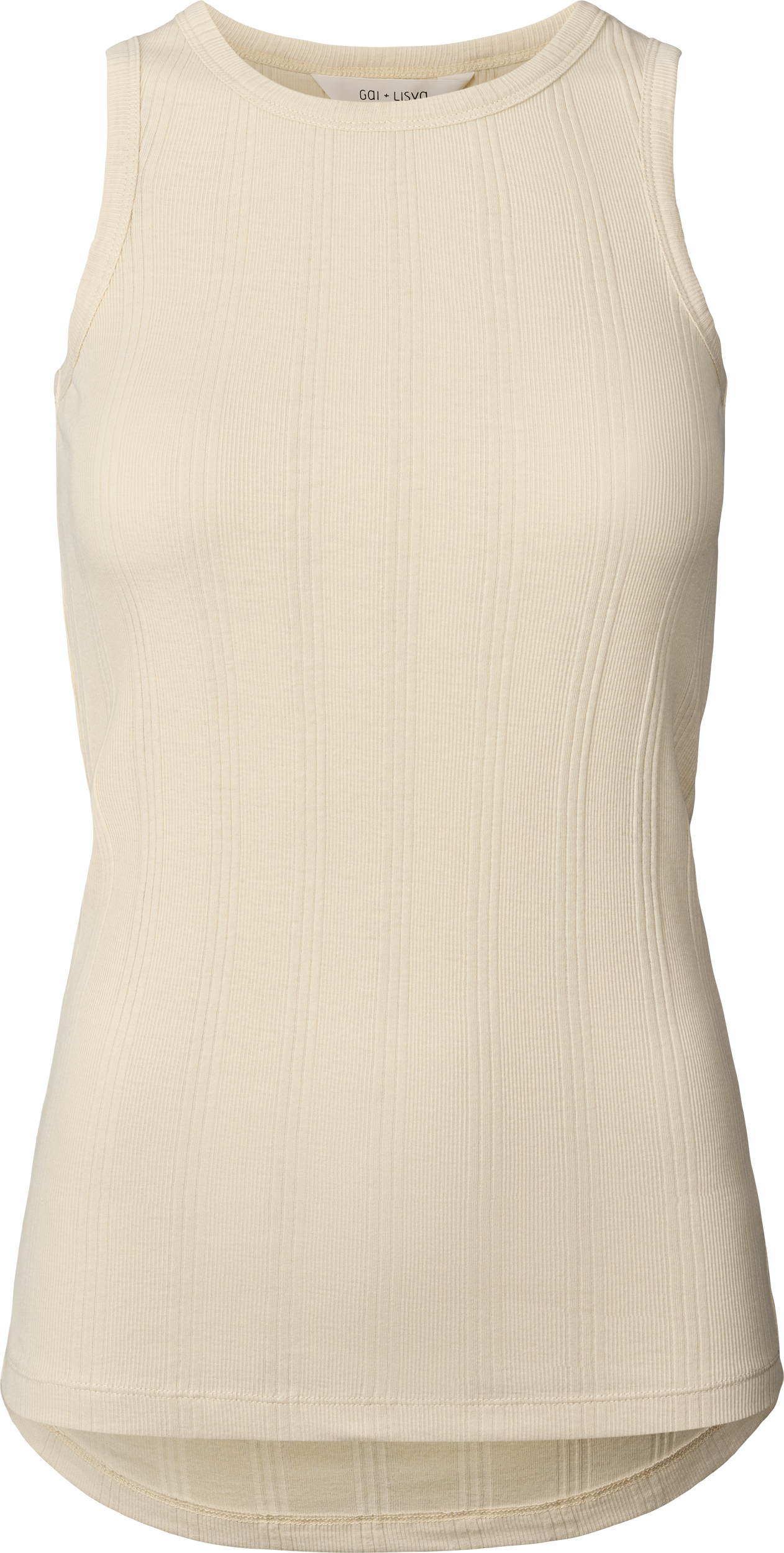 GAI+LISVA Alberte Cotton Top GOTS Tops & T-shirts 139 Ancient Grey