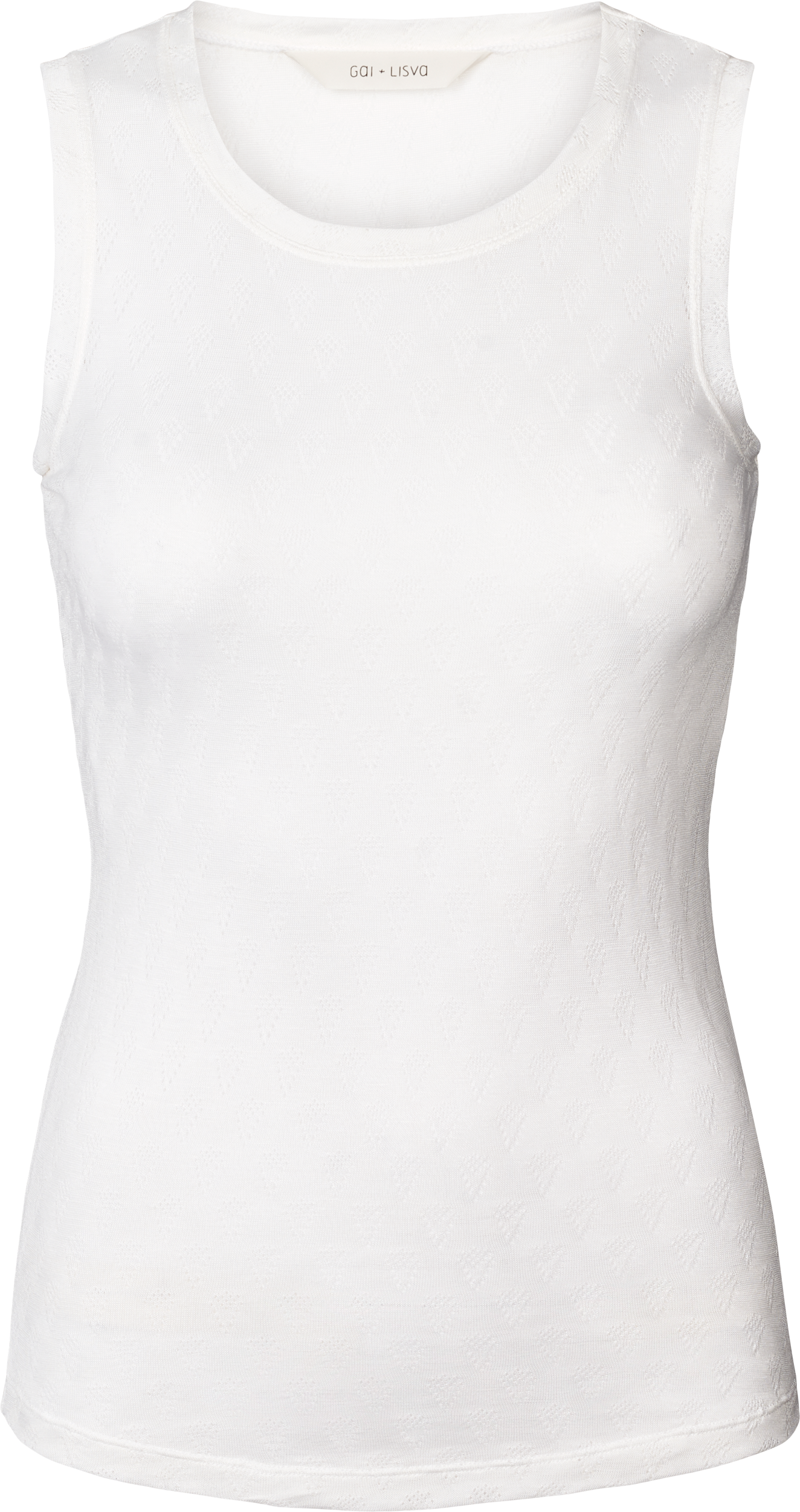 GAI+LISVA Alberte S´less Silk Top Top 100 White