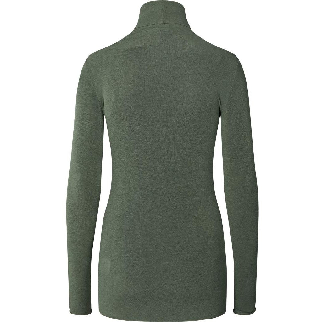 GAI+LISVA Anna Wool Turtleneck Tops & T-shirts 170 Olive Night