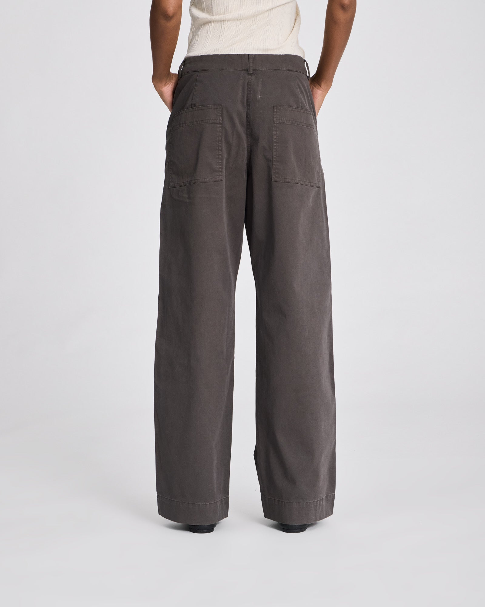 GAI+LISVA Betty Stretched Twill Pant Trousers & Shorts 750 Black Ink