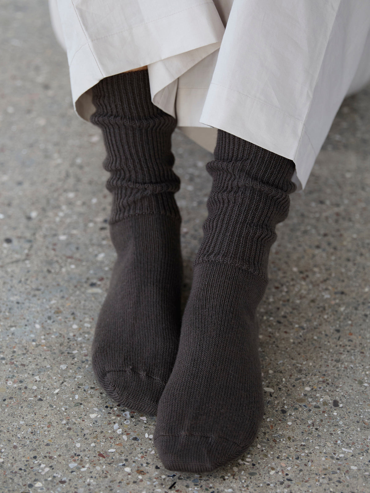 LISVA Britney Wool sock Accessories 681 Mulch