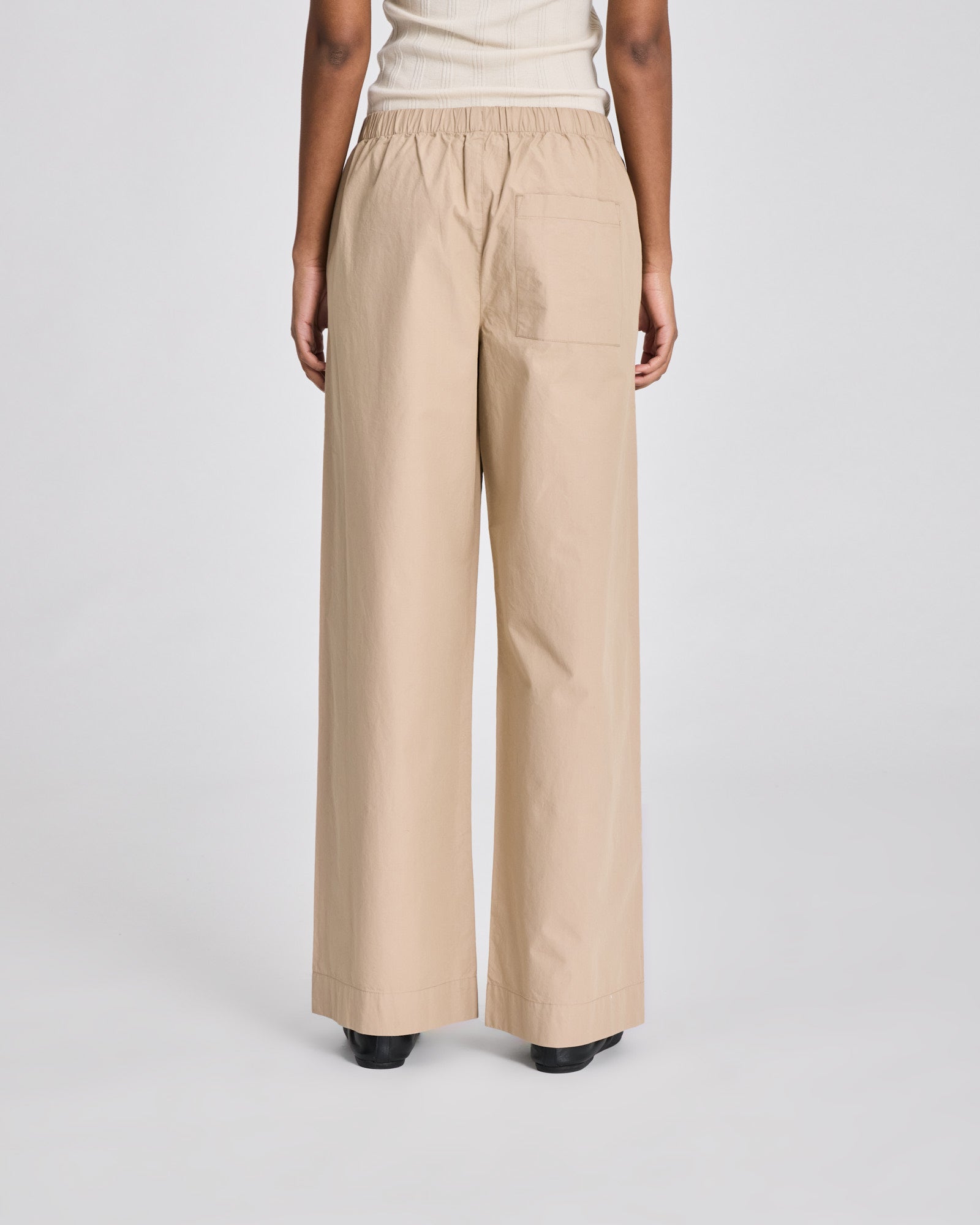 GAI+LISVA Christine Poplin Pants GOTS Trousers & Shorts 735 Chinchilla