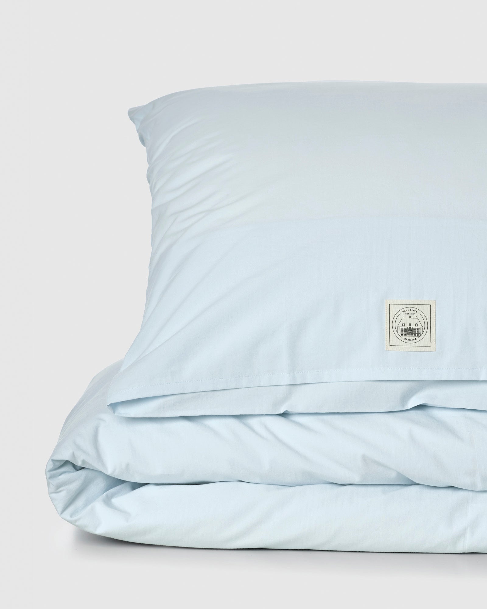 GAI+LISVA Duvet Cover + Pillow Case Bedlinen 715 Solid Blue 6