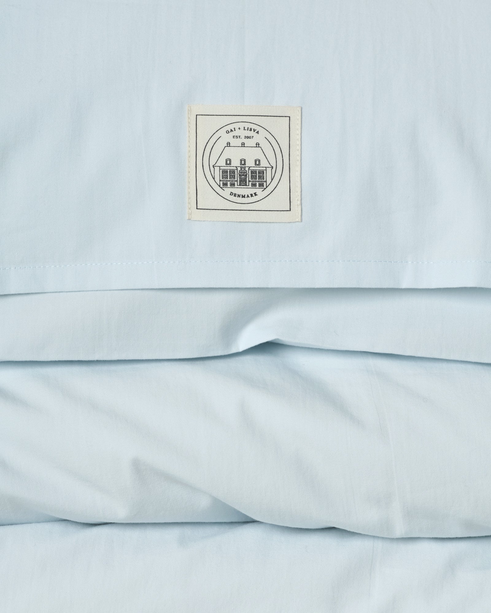 GAI+LISVA Duvet Cover + Pillow Case Bedlinen 715 Solid Blue 6