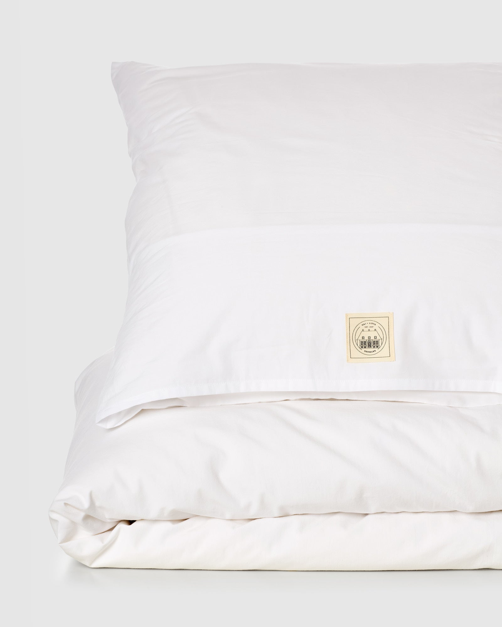 GAI+LISVA Duvet Cover + Pillow Case Bedlinen 715 solid white 7