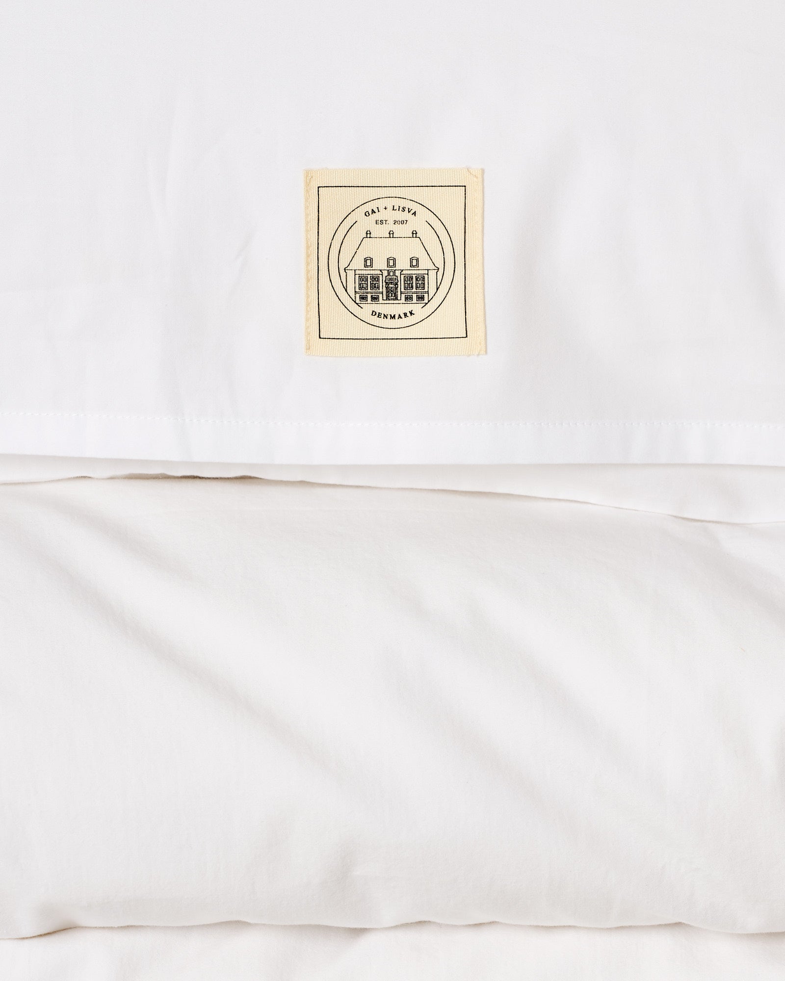 GAI+LISVA Duvet Cover + Pillow Case Bedlinen 715 solid white 7