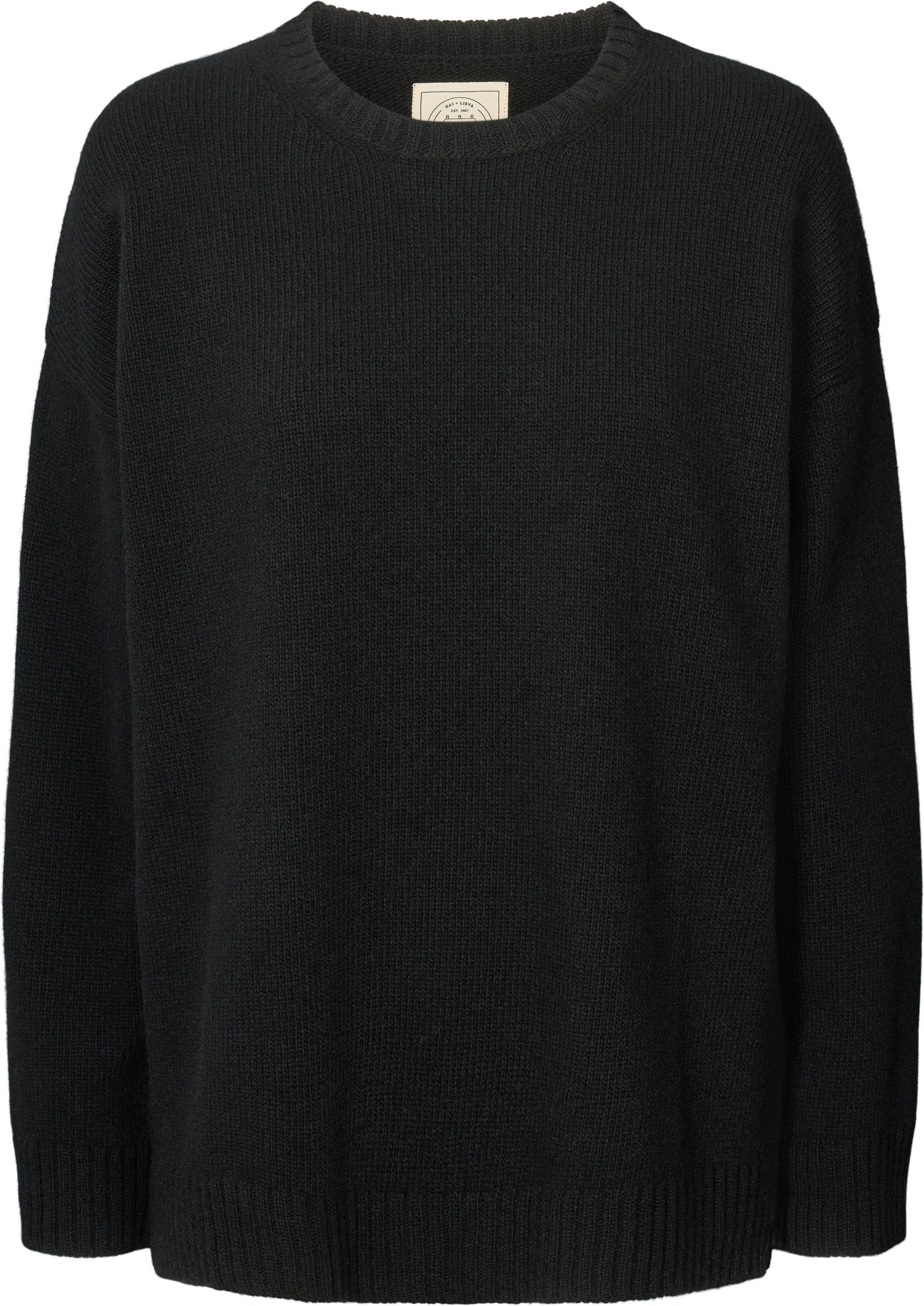 GAI+LISVA Emely Lambswool Knit GOTS Lambswool l Knitwear 650 Black