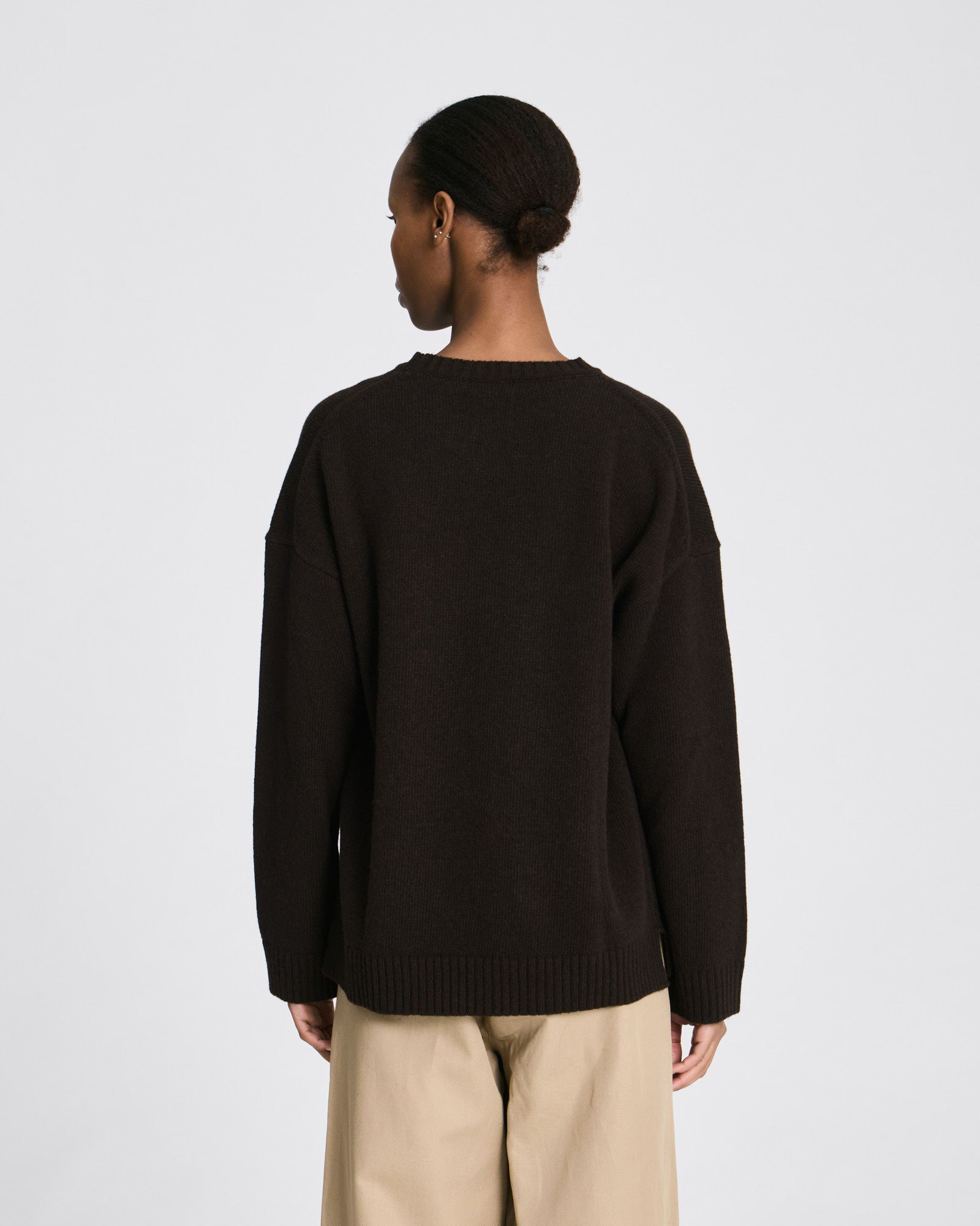 GAI+LISVA Emely Lambswool Knit GOTS Lambswool l Knitwear 681 Mulch