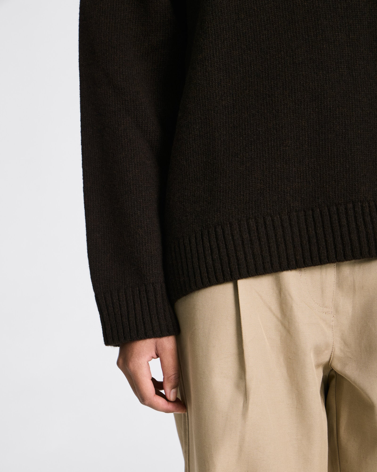 GAI+LISVA Emely Lambswool Knit GOTS Lambswool l Knitwear 681 Mulch