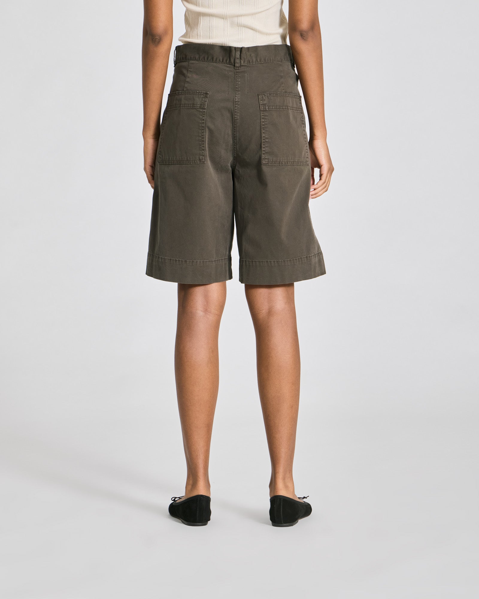 GAI+LISVA Gerda Stretched Twill Shorts Trousers & Shorts 750 Black Ink