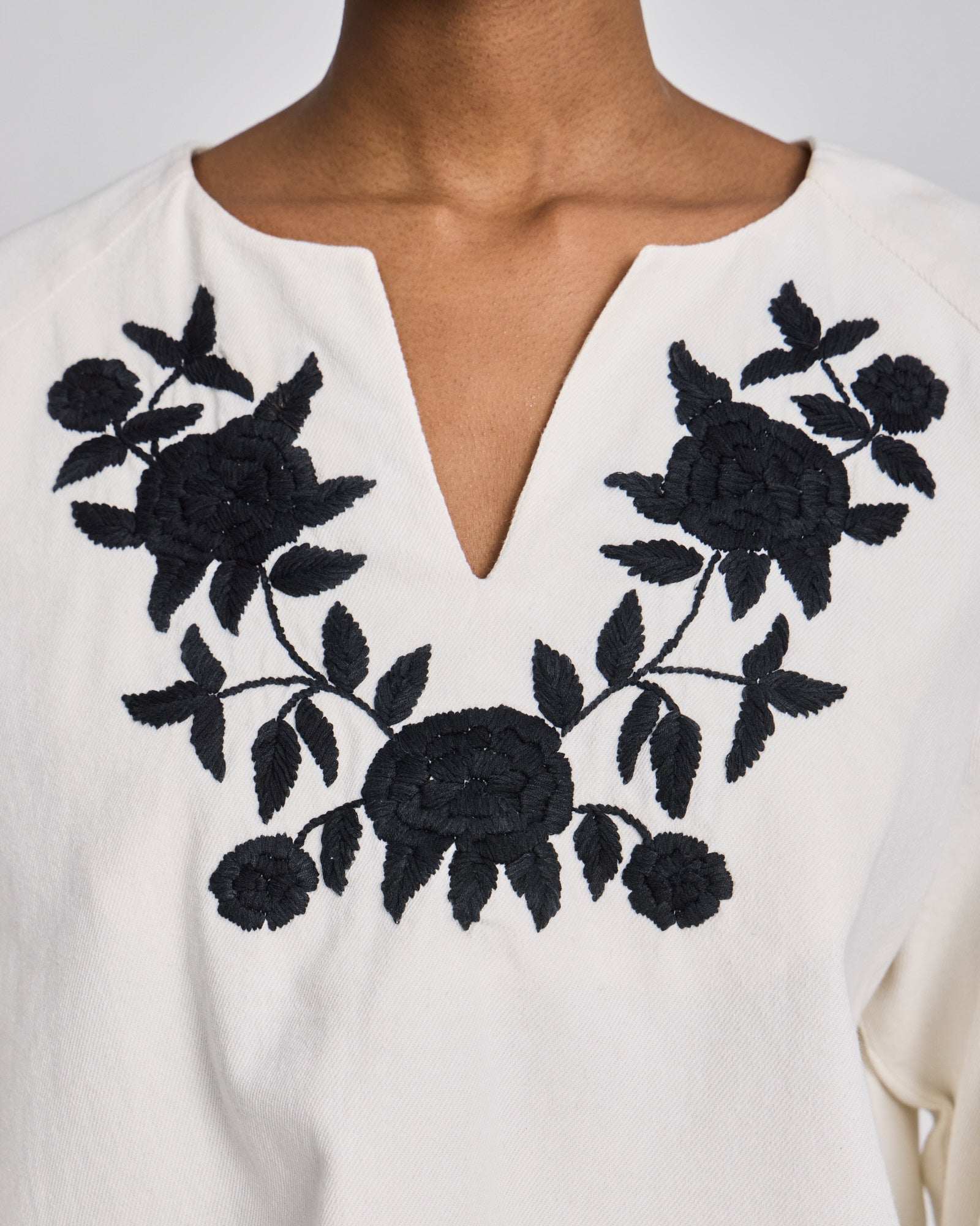 GAI+LISVA Inga L/S Cotton Twill Blouse Shirts & Blouses 124 Whisper White