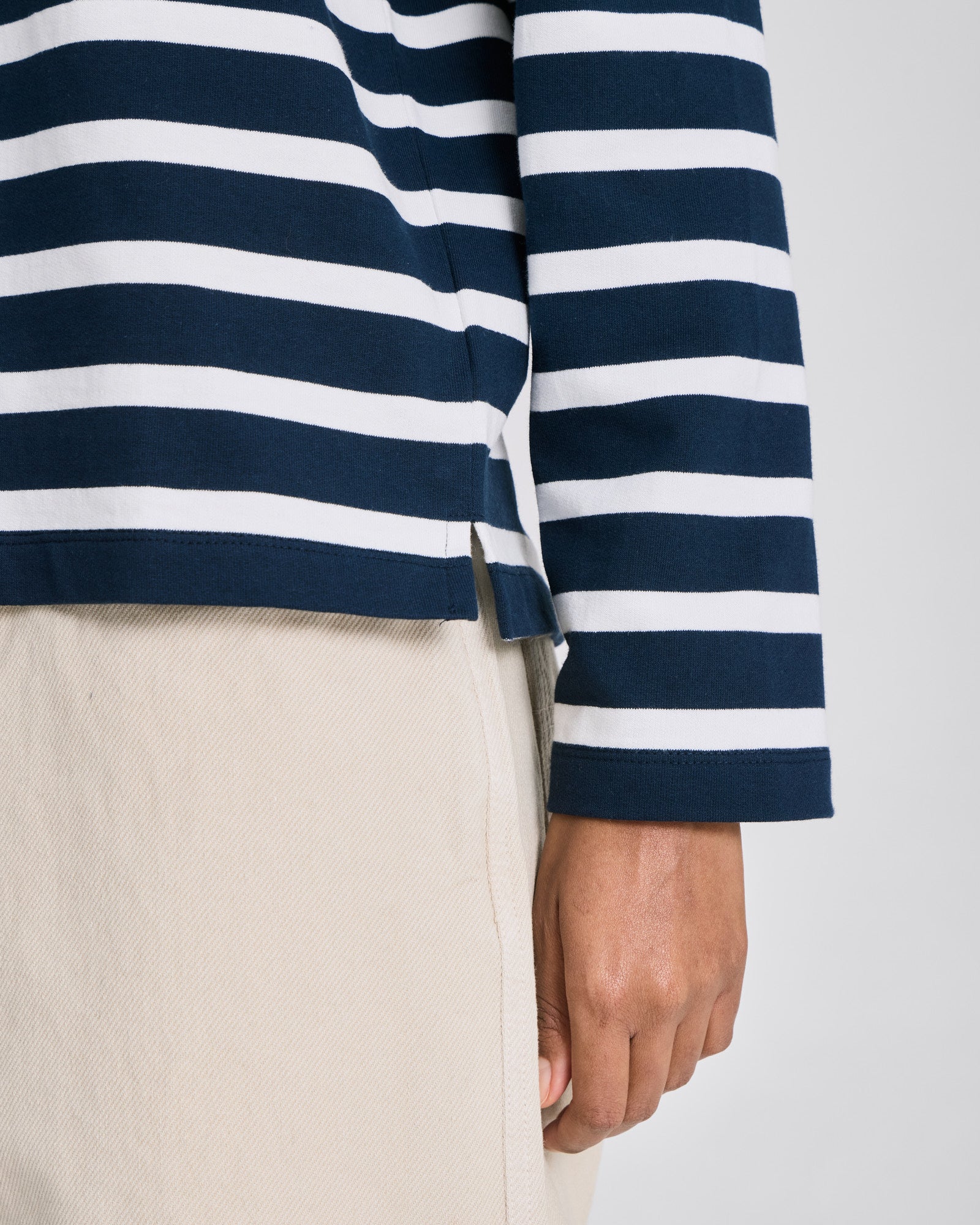 GAI+LISVA Ingelise L/S Tee Cotton Jersey GOTS Tops & T-shirts 124 Whisper White