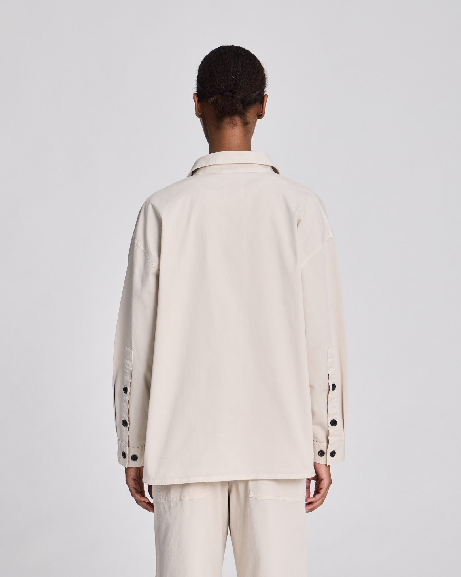 GAI+LISVA Ingrid Stretched Twill Anorak Outerwear 139 Ancient Grey