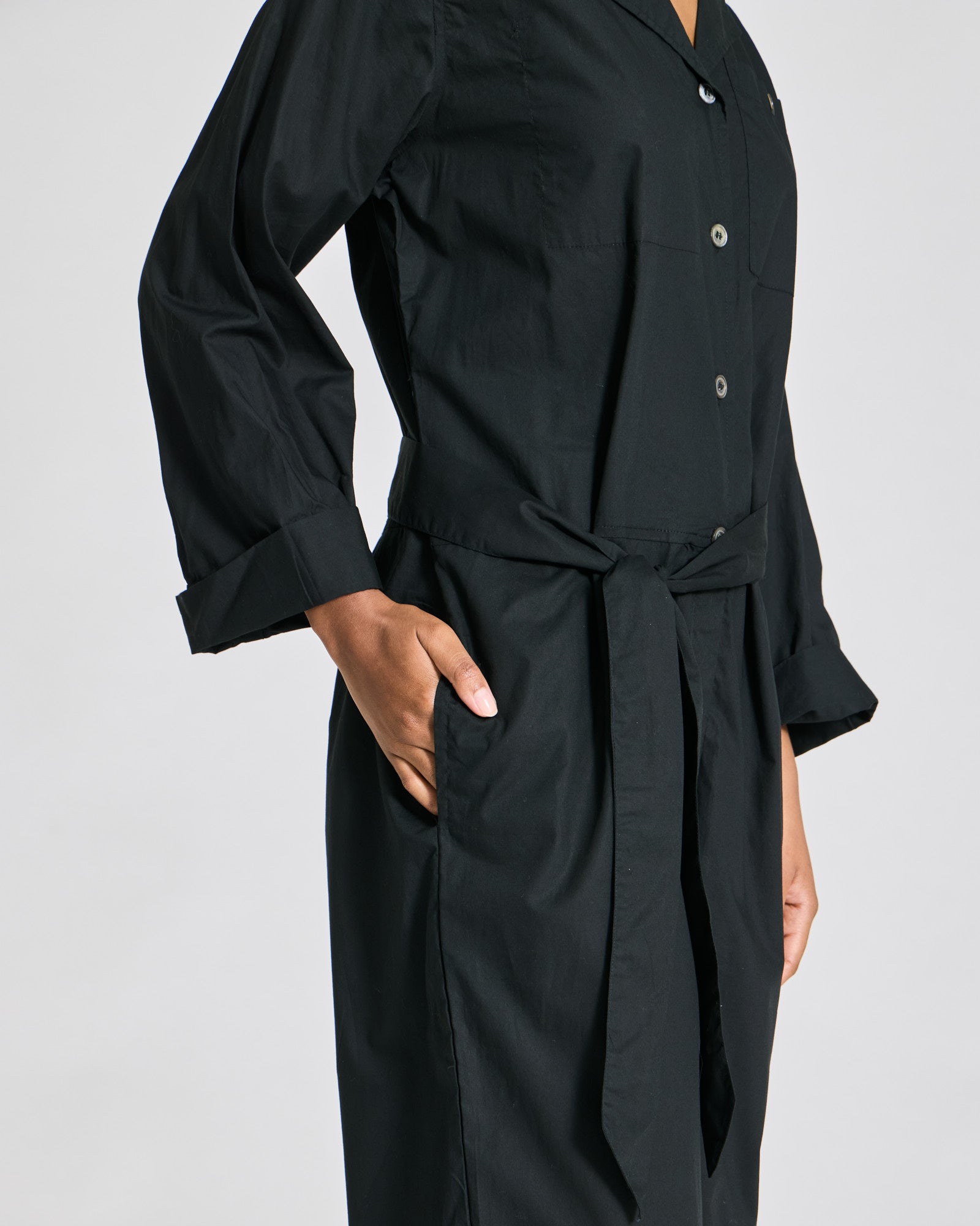 GAI+LISVA Lotus Jumpsuit Cotton Poplin Trousers & Shorts 650 Black