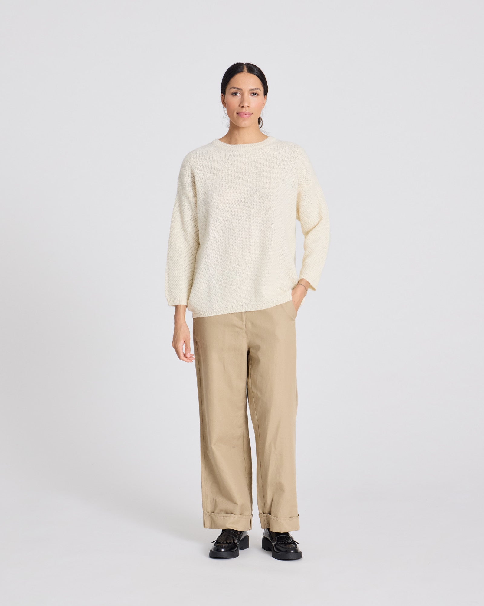 GAI+LISVA Martina Knit Pullover Knit 150 Off White