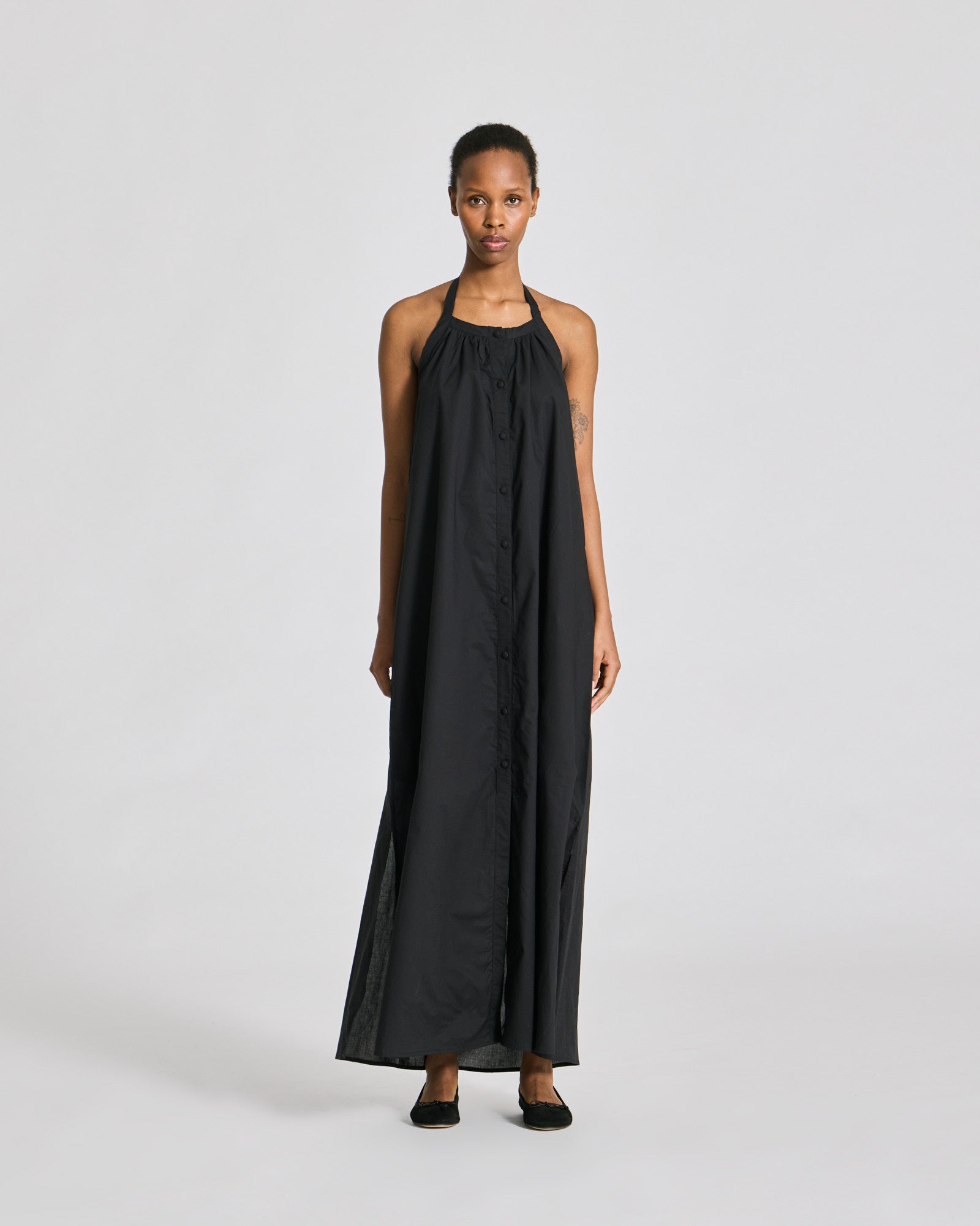 GAI+LISVA Nora Voile Halterneck Dress Dresses & Skirts 650 Black