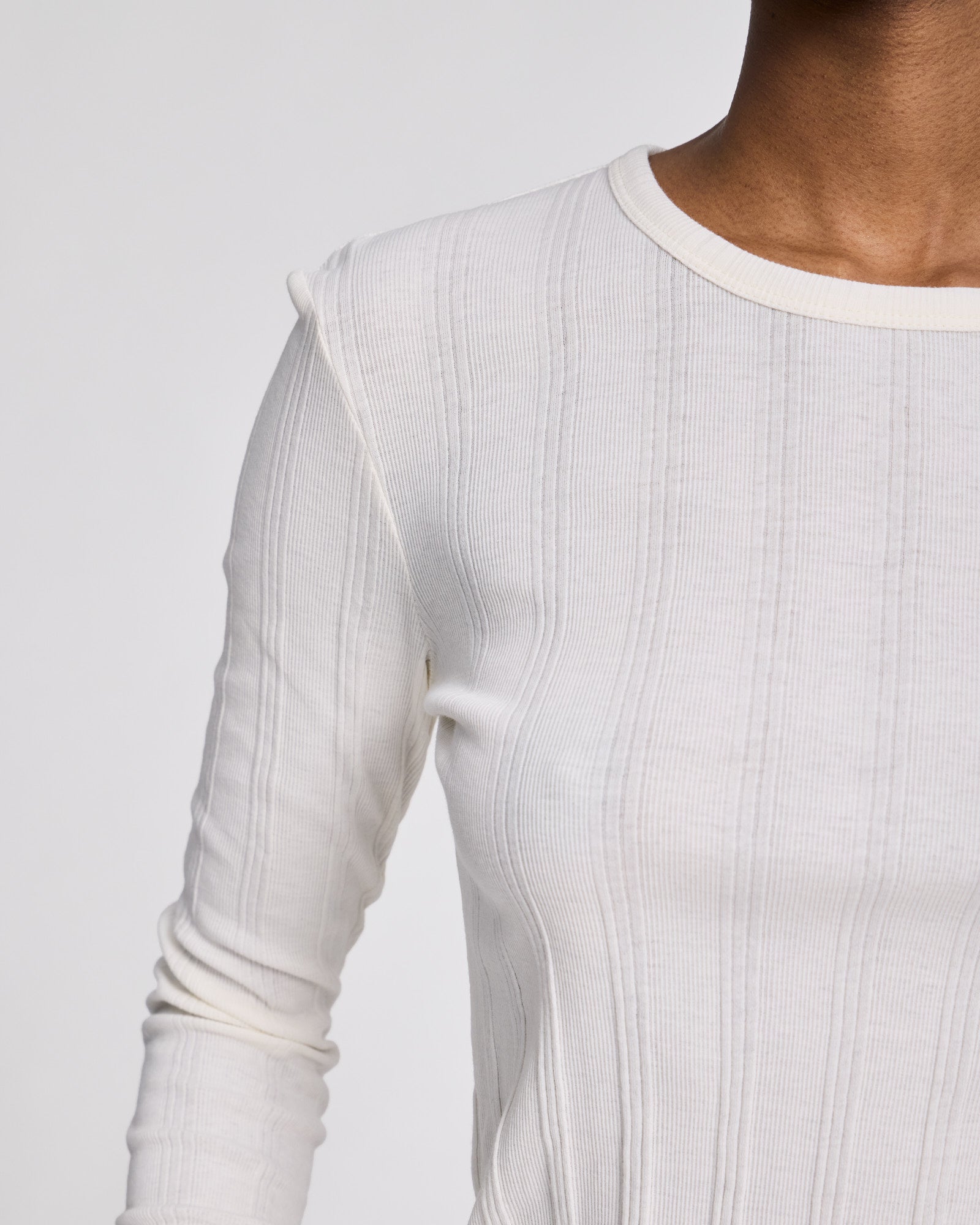 GAI+LISVA Thyra L/S Cotton Top Tops & T-shirts 150 Off White