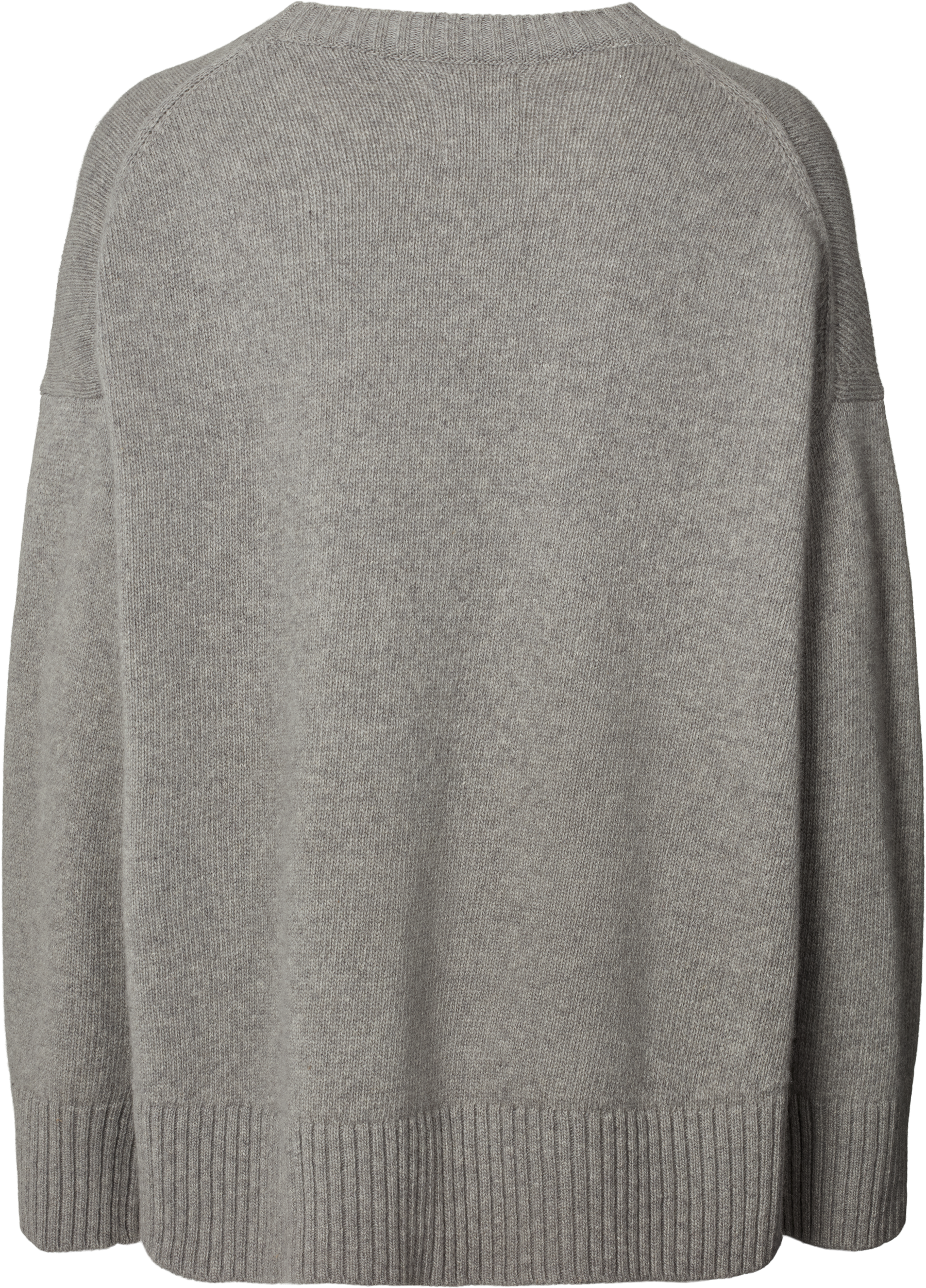 GAI+LISVA Vigga Lambswool Jumper Knit 602 Grey Melange