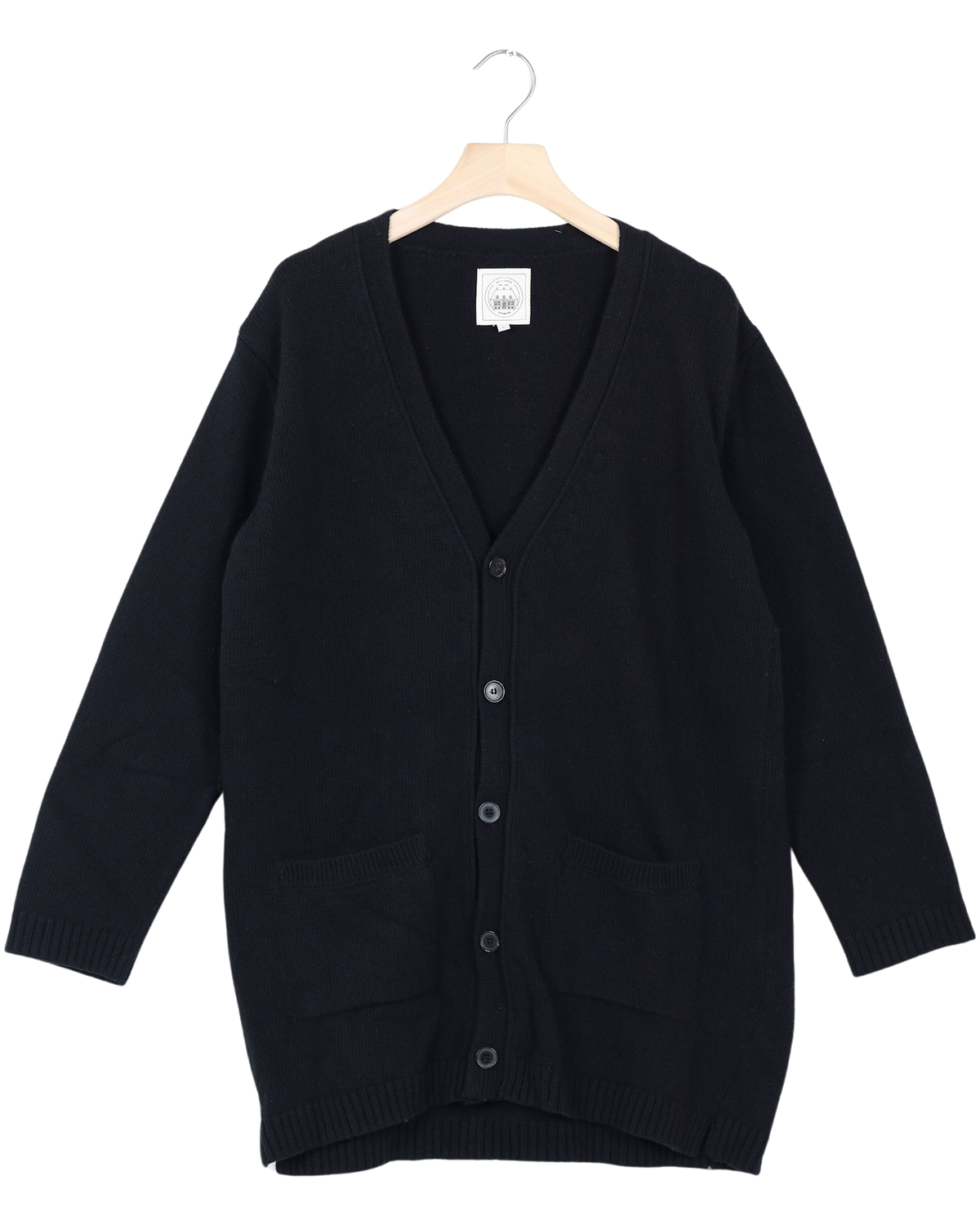 Secondhand Alba Lammwoll-Strickjacke - Black