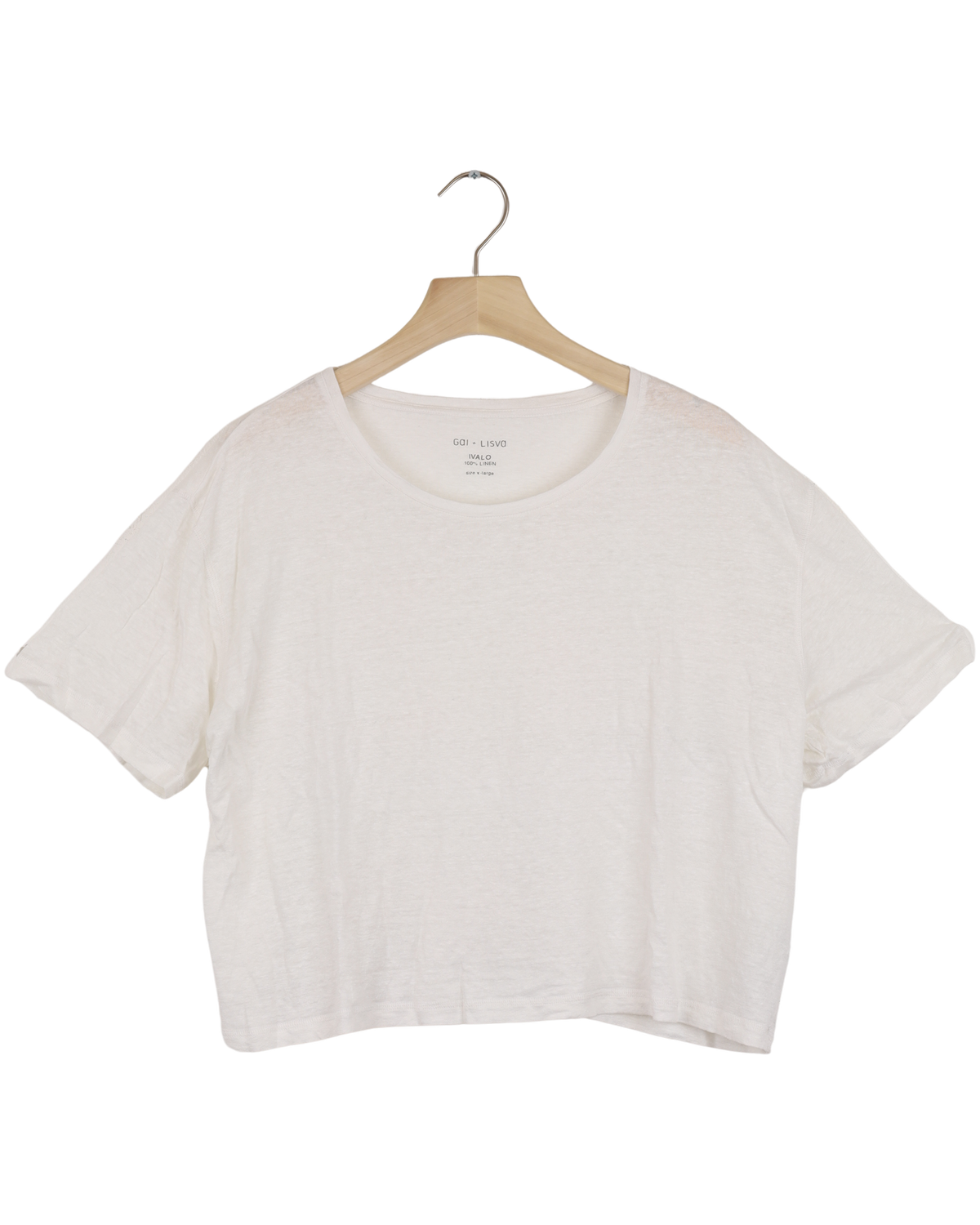 Secondhand Ivalo Linen Tee Shirt - Moonstruck
