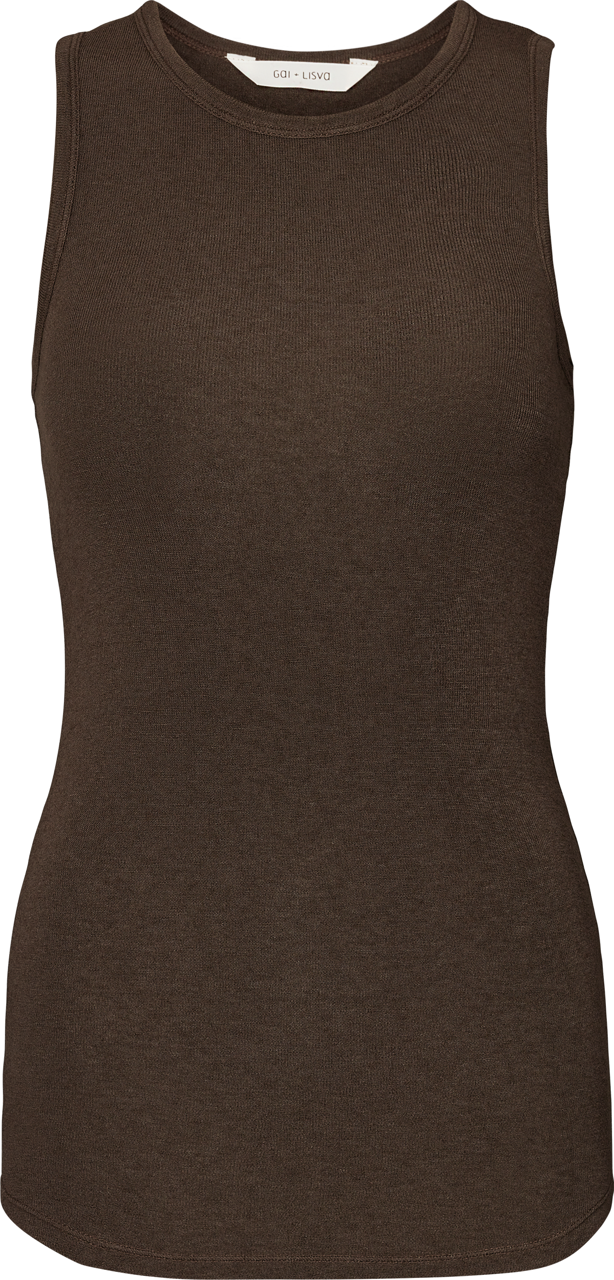 GAI+LISVA Alberte Wool Top Tops & T-shirts 681 Mulch