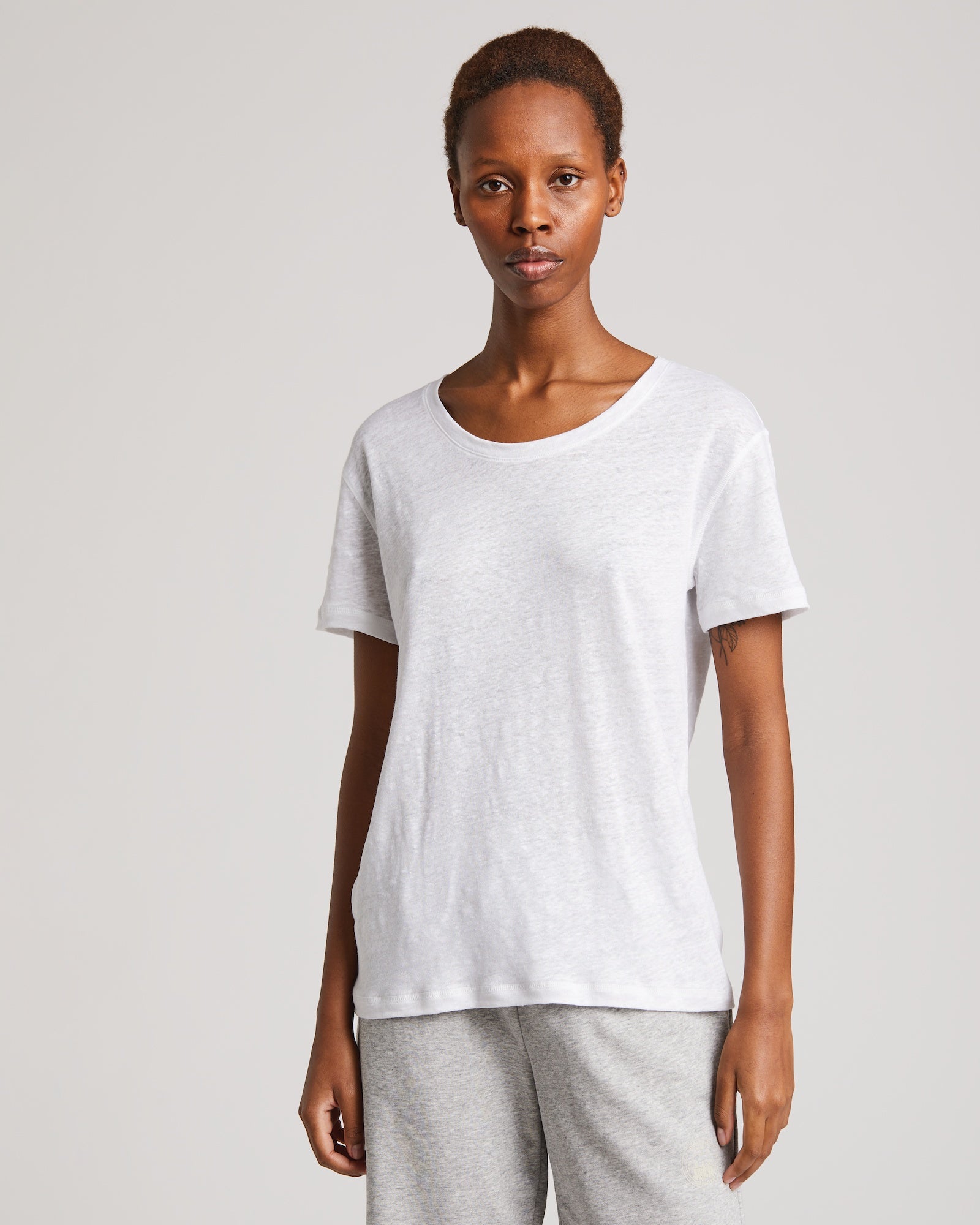 GAI+LISVA Liv T-Shirt Top 100 White
