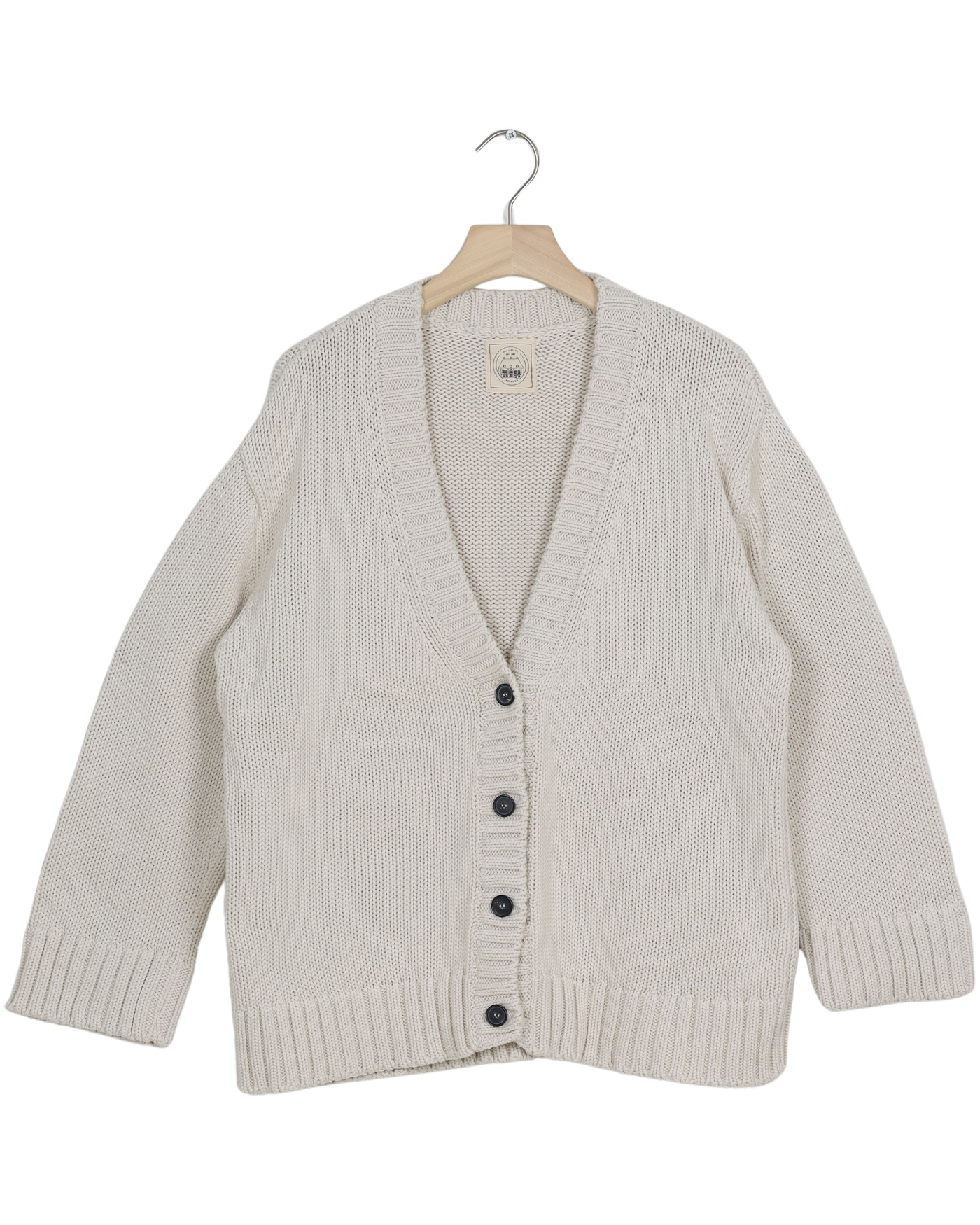 Secondhand Iben Cotton Cardigan - Ecru