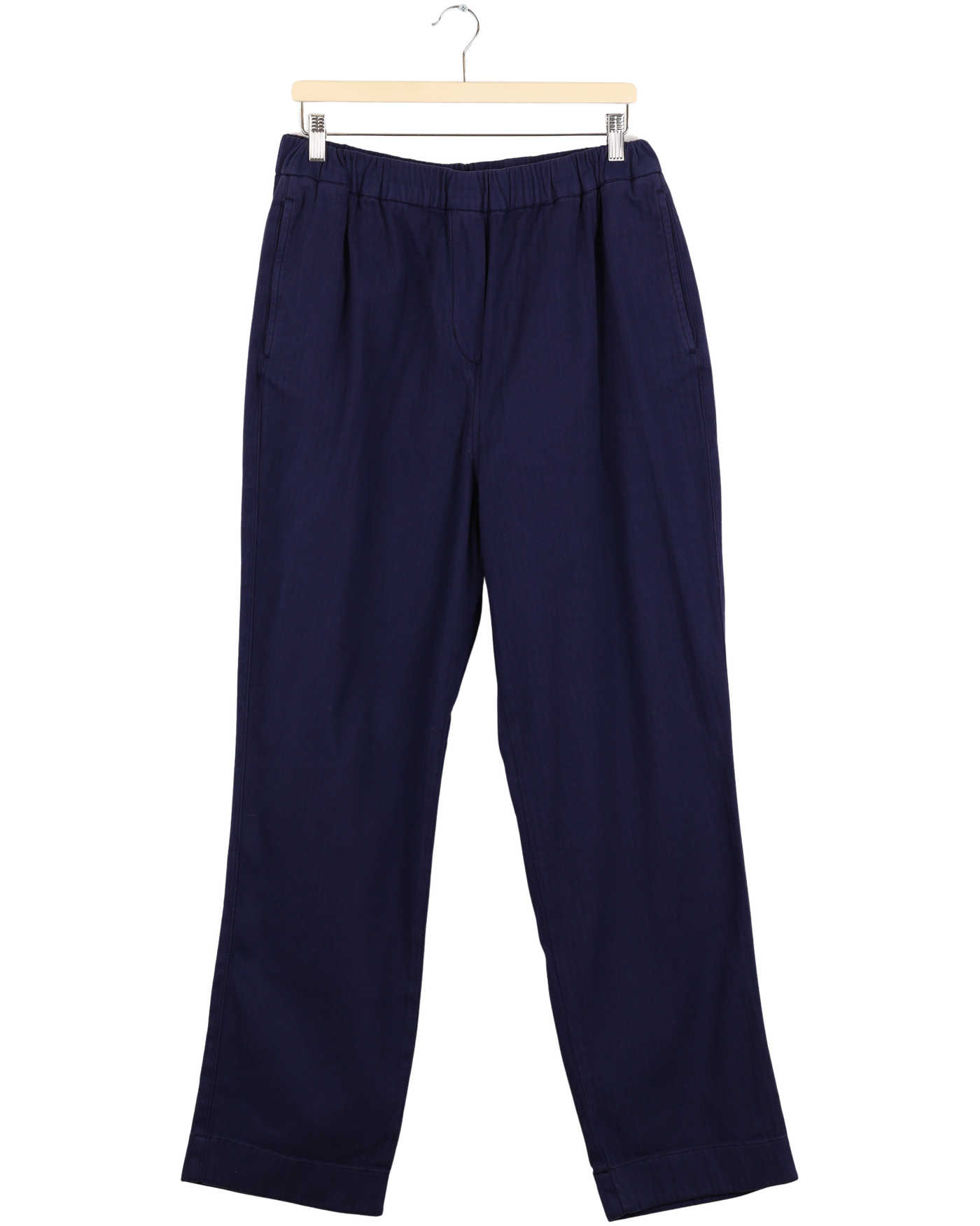 Secondhand Maia Heringbone Baumwollhose - French Blue