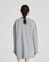 GAI+LISVA Alba Lambswool Cardigan Knit 602 Grey Melange