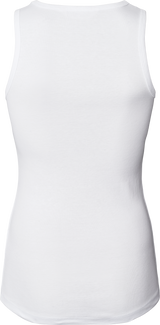 GAI+LISVA Alberte Cotton 1x1 RIB Top Top 100 White