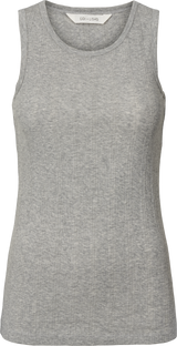 GAI+LISVA Alberte Cotton Top GOTS Top 601 Light Grey Melange