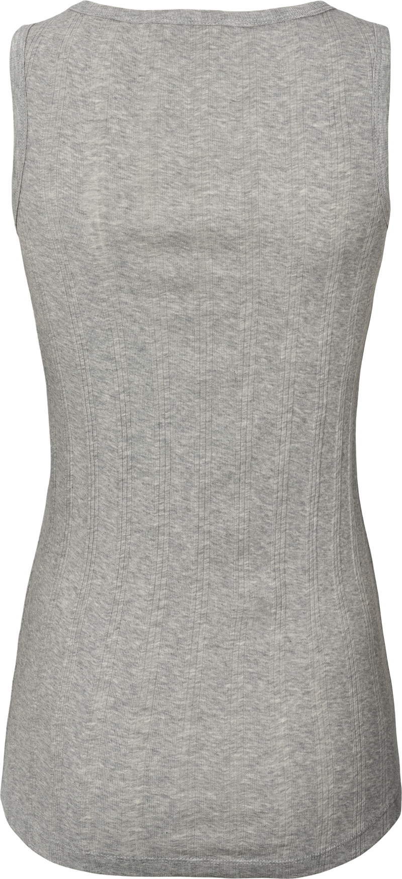 GAI+LISVA Alberte Cotton Top GOTS Top 601 Light Grey Melange