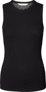 GAI+LISVA Alberte S´less Silk Top Top 652 Stretch Limo Black