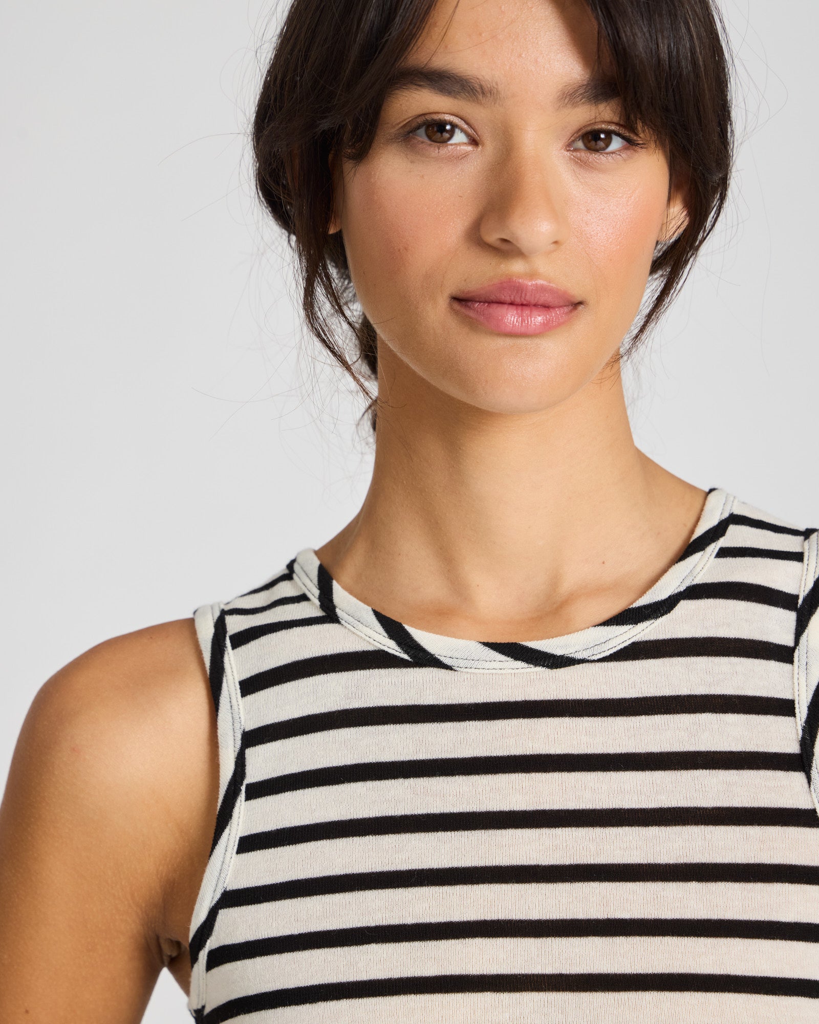 GAI+LISVA Alberte Matrosen-Wolltop Tops & T-shirts 962 Ecru / Black Sailor Stripe