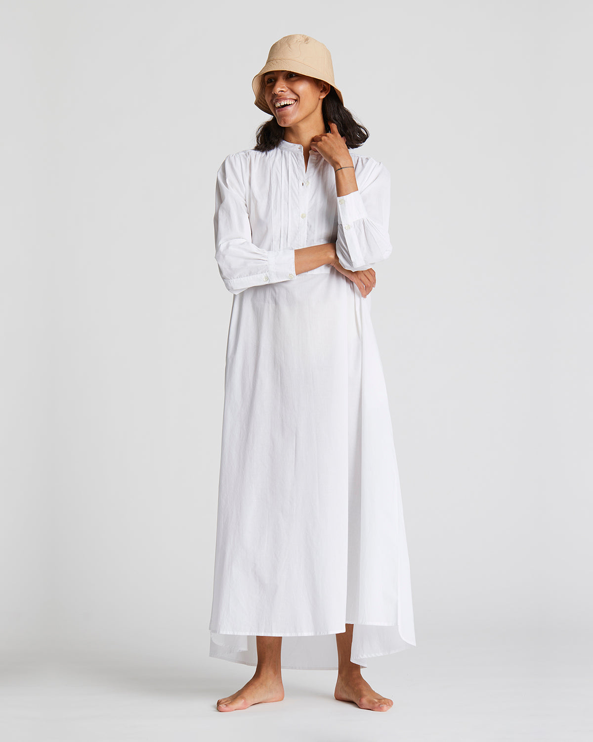 GAI+LISVA Alma Kleid Baumwoll-Voile Dresses & Skirts 100 White