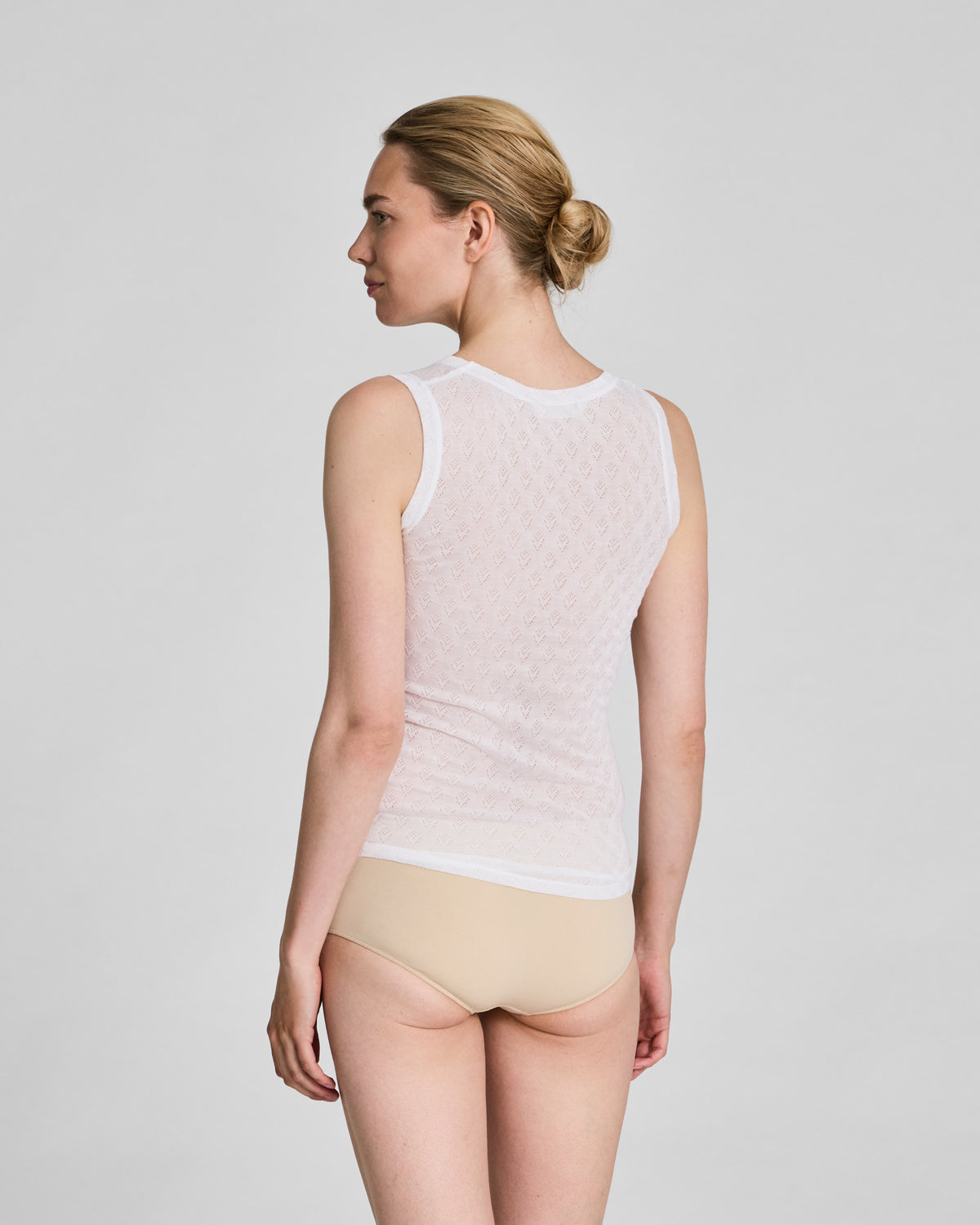 GAI+LISVA Anastasia S´less Silk Top Tops & T-shirts 100 White