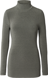 GAI+LISVA Anna Wool Turtleneck Top 132 Dark Gull Grey