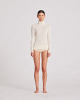 GAI+LISVA Anna Wool Turtleneck Top 150 Off White