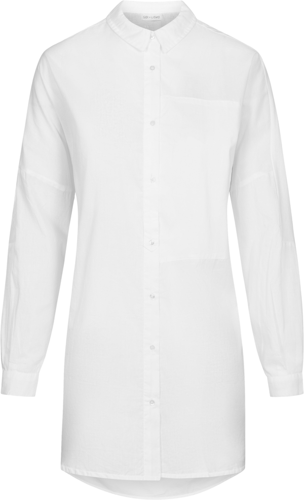 GAI+LISVA Annie Cotton Shirt Shirt 100 White