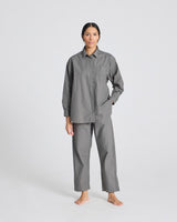 GAI+LISVA Astrid Pant Poplin Pants & Shorts 193 Metal Grey