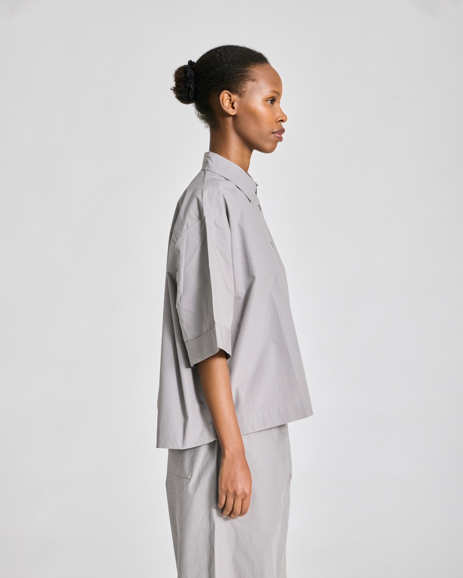 GAI+LISVA Astrid S/S Shirt Poplin Gots Shirts & Blouses 701 Monument