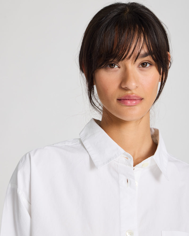 GAI+LISVA Astrid Shirt Poplin Gots 243975 Shirt 100 White