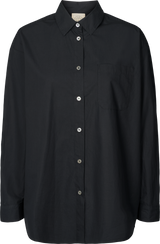 GAI+LISVA Astrid Shirt Poplin Gots 243975 Shirt 650 Black