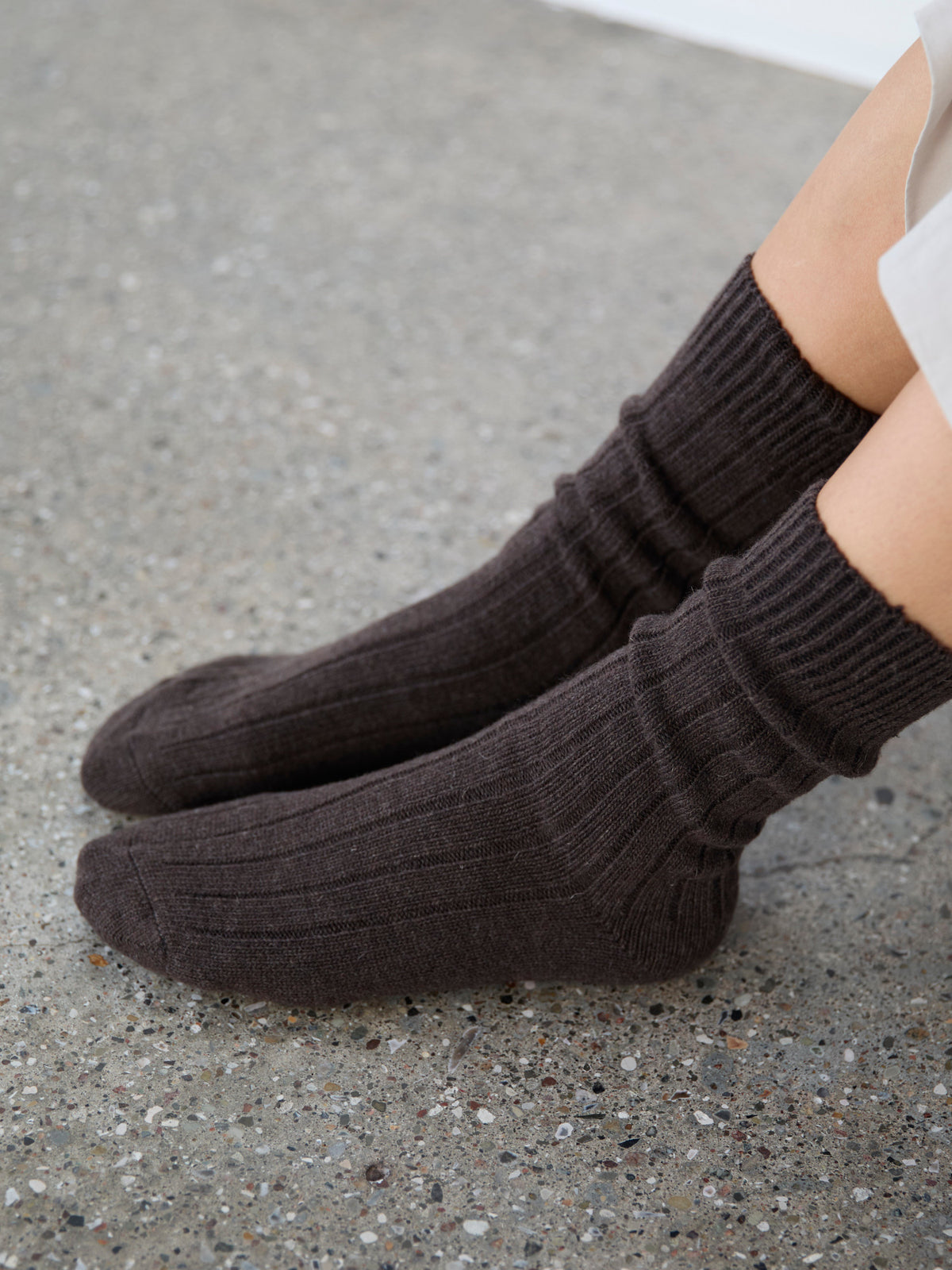LISVA Becky Merino Wool Sock Accessories 676 Major Brown