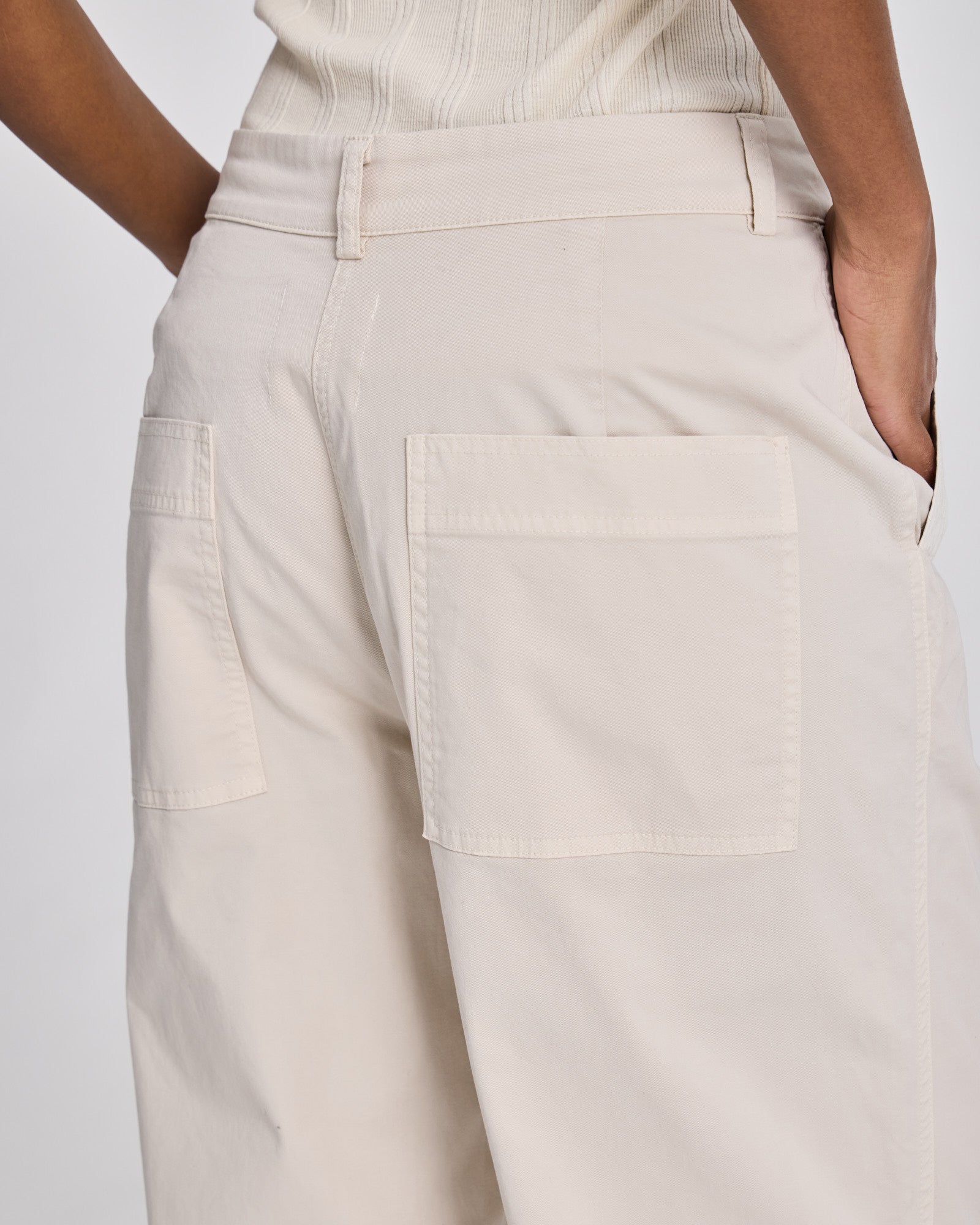 GAI+LISVA Betty Stretched Twill Pant Trousers & Shorts 139 Ancient Grey